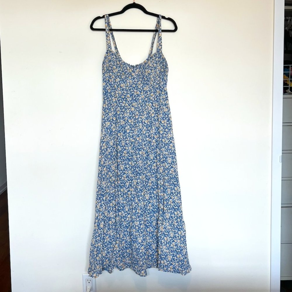Reformation floral midi dress